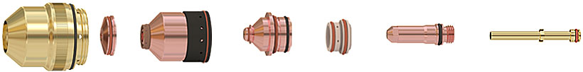 Piezas consumibles antorcha 30 A