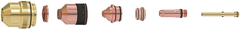 Piezas consumibles de la antorcha 130 A