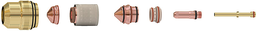 Piezas consumibles antorcha 260 A